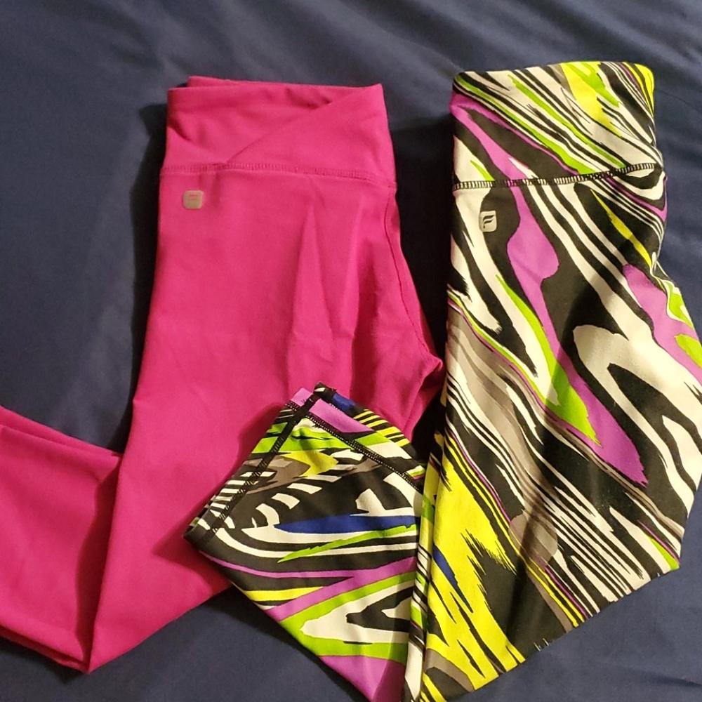 Fabletics workout capri bundle